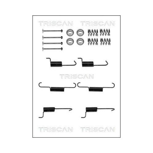 TRISCAN Zubehörsatz, Feststellbremsbacken