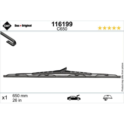 SWF Wischblatt DAS ORIGINAL SINGLE