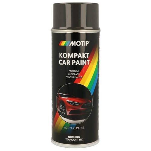 MOTIP Fahrzeug-Kombinationslack KOMPAKT AUTOLACK grau hochgl&auml;nzend 400 ml
