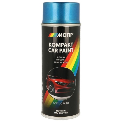 MOTIP Fahrzeug-Kombinationslack KOMPAKT AUTOLACK blau metallic 400 ml