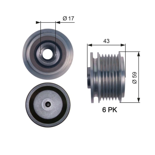 GATES Generatorfreilauf DriveAlign™