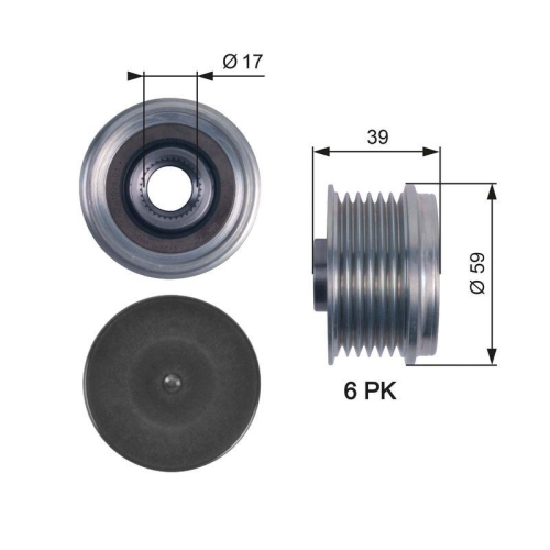 GATES Generatorfreilauf DriveAlign™