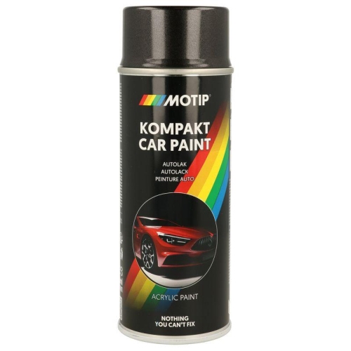 MOTIP Fahrzeug-Kombinationslack KOMPAKT AUTOLACK grau metallic 400 ml