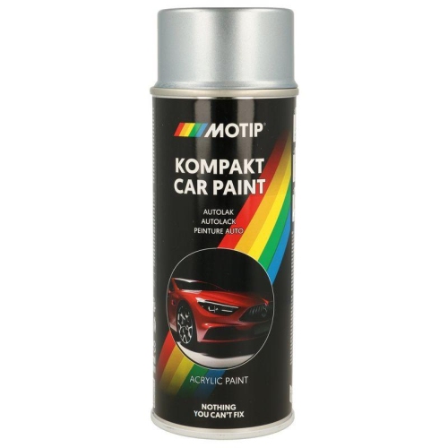 MOTIP Fahrzeug-Kombinationslack KOMPAKT AUTOLACK silber metallic 400 ml