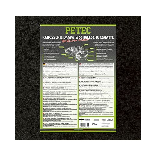 PETEC Motorraumdämmung Daemm-& Schallschutzmatte PU-Schaum, schwarz