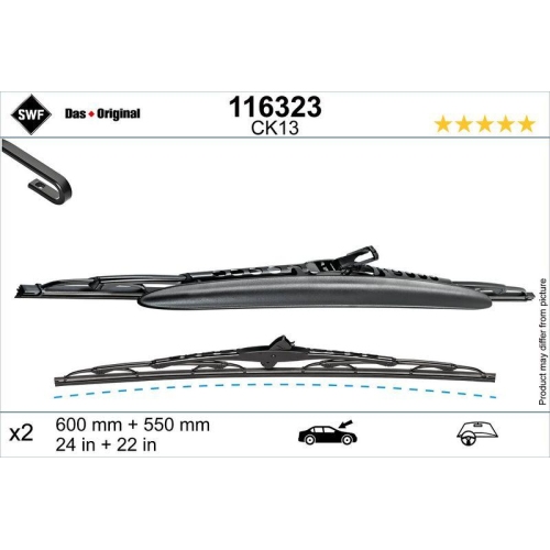 SWF Wischblatt DAS ORIGINAL SET