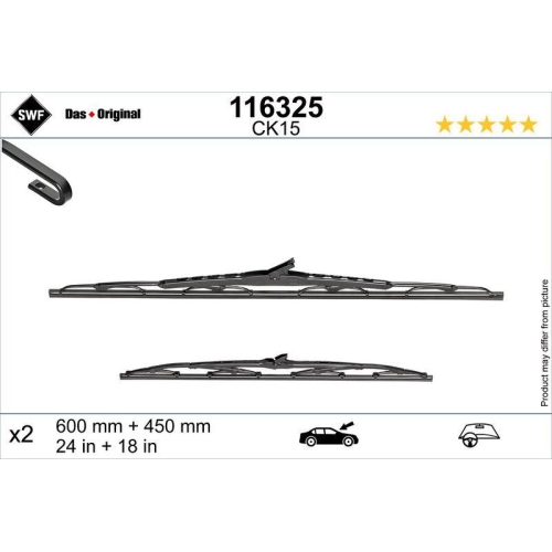 SWF Wischblatt DAS ORIGINAL SET