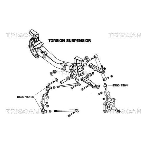 TRISCAN Trag-/Führungsgelenk