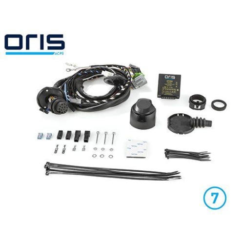 ACPS-ORIS Elektrosatz, Anhängevorrichtung ORIS E-Set universal 7 p.