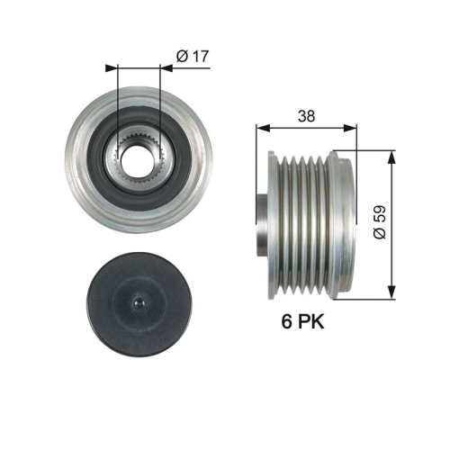 GATES Generatorfreilauf DriveAlign™