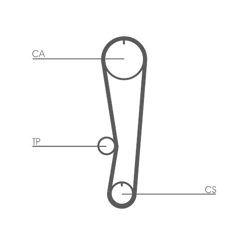 CONTINENTAL CTAM Zahnriemen