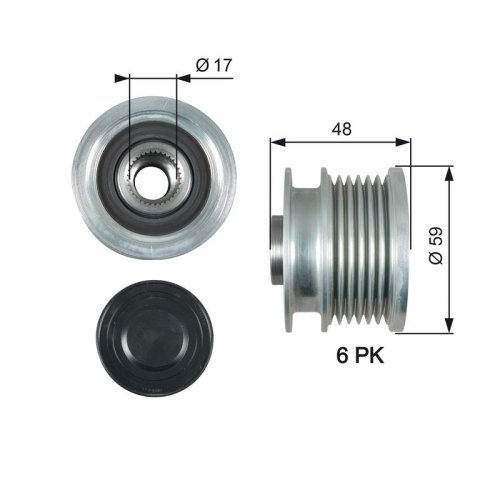 GATES Generatorfreilauf DriveAlign™