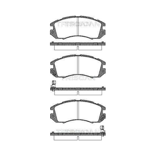 TRISCAN Bremsbelagsatz, Scheibenbremse