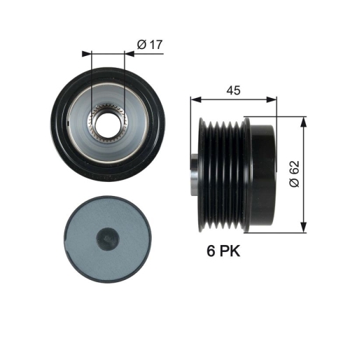 GATES Generatorfreilauf DriveAlign™