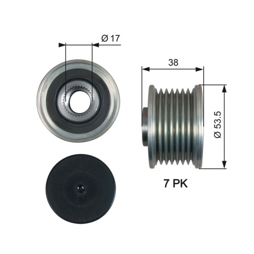 GATES Generatorfreilauf DriveAlign™