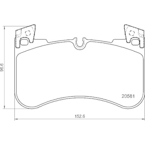 BREMBO Bremsbelagsatz, Scheibenbremse PRIME LINE