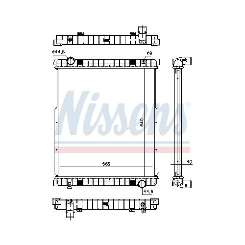 NISSENS Kühler, Motorkühlung