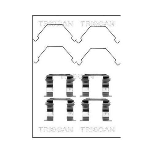 TRISCAN Zubehörsatz, Scheibenbremsbelag