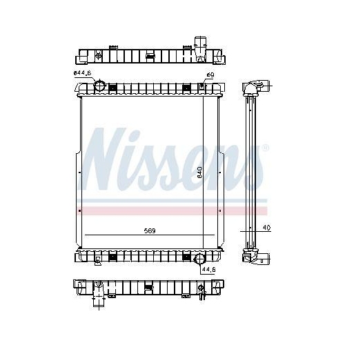 NISSENS Kühler, Motorkühlung