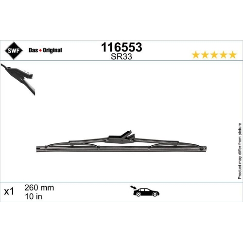SWF Wischblatt DAS ORIGINAL REAR