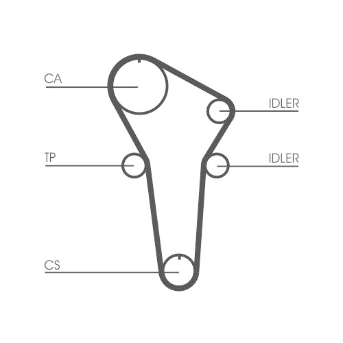 CONTINENTAL CTAM Zahnriemen