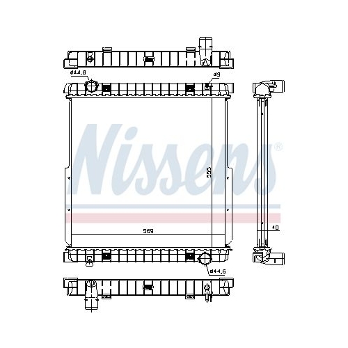 NISSENS Kühler, Motorkühlung