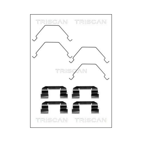 TRISCAN Zubehörsatz, Scheibenbremsbelag