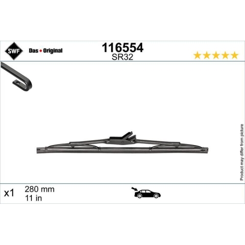 SWF Wischblatt DAS ORIGINAL REAR