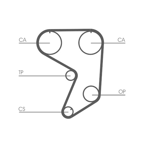 CONTINENTAL CTAM Zahnriemen