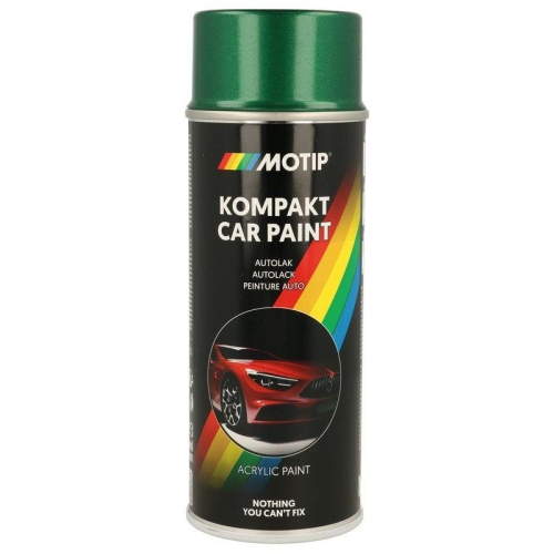 MOTIP Fahrzeug-Kombinationslack KOMPAKT AUTOLACK gr&uuml;n metallic 400 ml