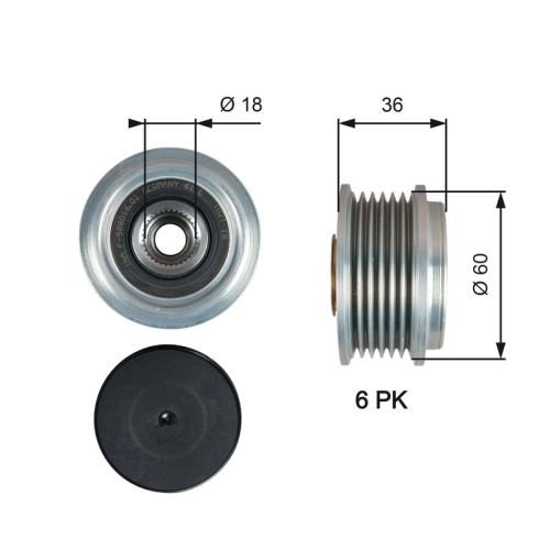 GATES Generatorfreilauf DriveAlign™