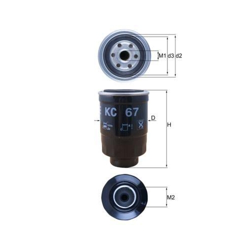 MAHLE Kraftstofffilter