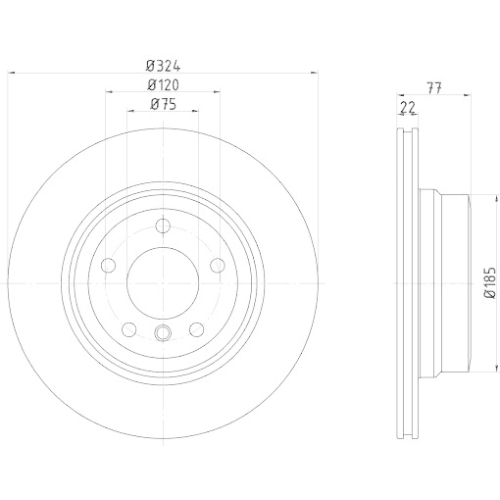 TEXTAR Bremsscheibe PRO