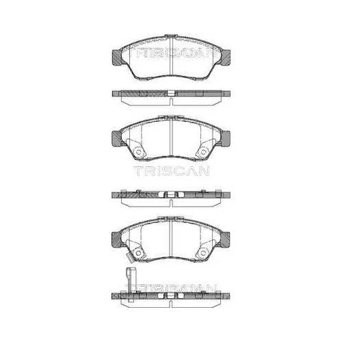 TRISCAN Bremsbelagsatz, Scheibenbremse