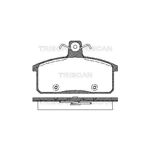 TRISCAN Bremsbelagsatz, Scheibenbremse
