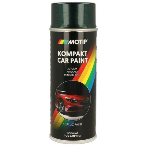 MOTIP Fahrzeug-Kombinationslack KOMPAKT AUTOLACK gr&uuml;n metallic 400 ml