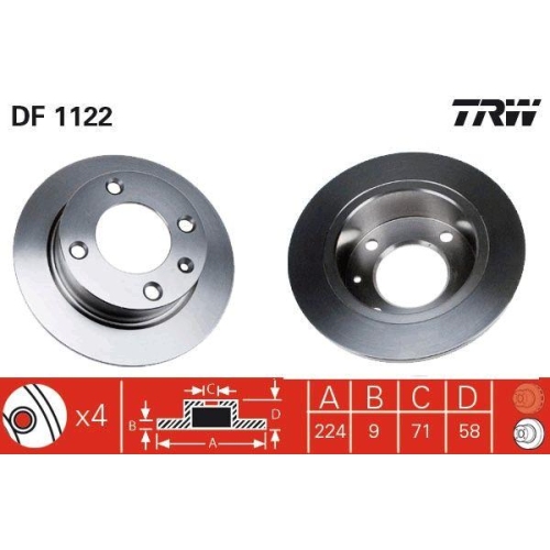 TRW Bremsscheibe