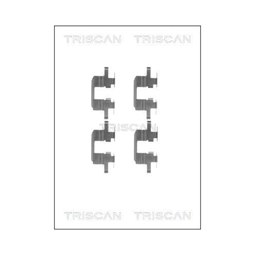 TRISCAN Zubehörsatz, Scheibenbremsbelag