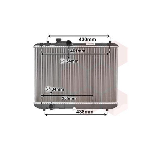 VAN WEZEL Kühler, Motorkühlung