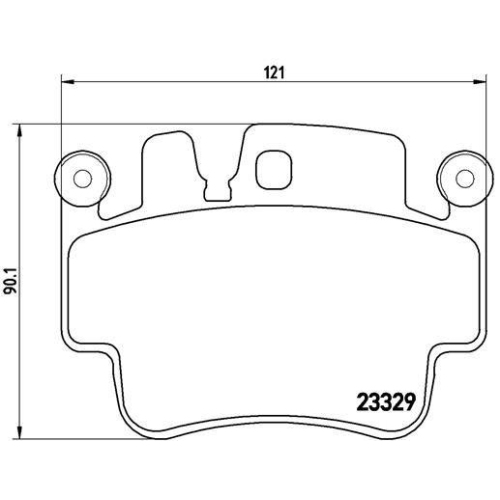 BREMBO Bremsbelagsatz, Scheibenbremse PRIME LINE