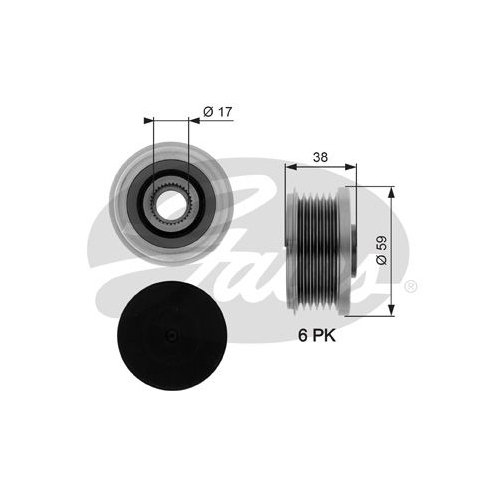 GATES Generatorfreilauf DriveAlign™