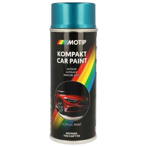 MOTIP Fahrzeug-Kombinationslack KOMPAKT AUTOLACK blau metallic 400 ml