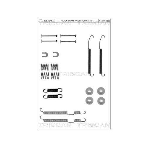 TRISCAN Zubehörsatz, Bremsbacken