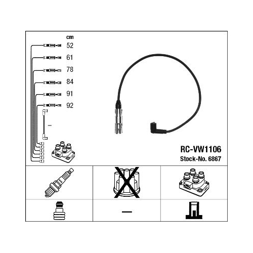 NGK Zündleitungssatz