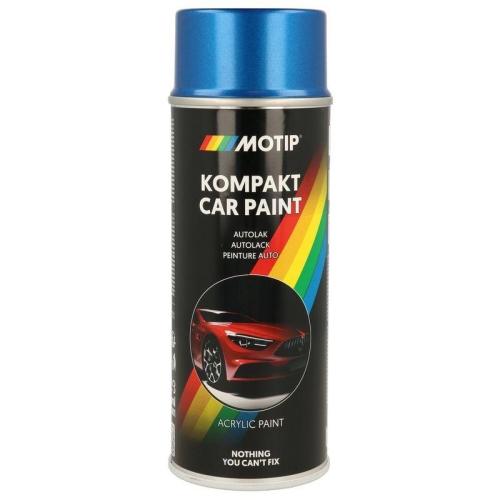 MOTIP Fahrzeug-Kombinationslack KOMPAKT AUTOLACK blau metallic 400 ml
