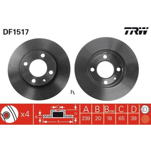 TRW Bremsscheibe