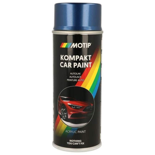 MOTIP Fahrzeug-Kombinationslack KOMPAKT AUTOLACK blau metallic 400 ml