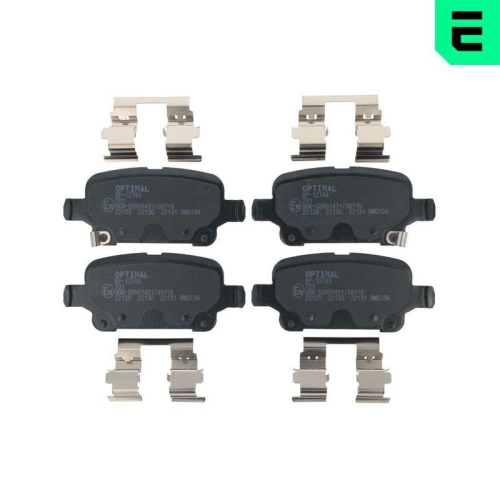 OPTIMAL Bremsbelagsatz, Scheibenbremse