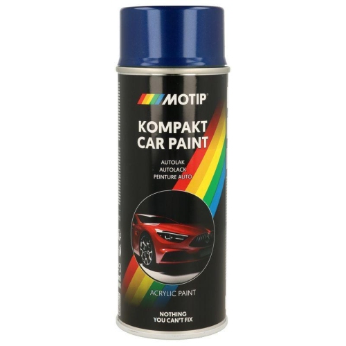 MOTIP Fahrzeug-Kombinationslack KOMPAKT AUTOLACK blau metallic 400 ml