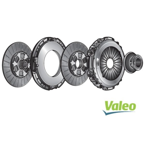 VALEO Kupplungssatz REMANUFACTURED KIT TWIN DISC